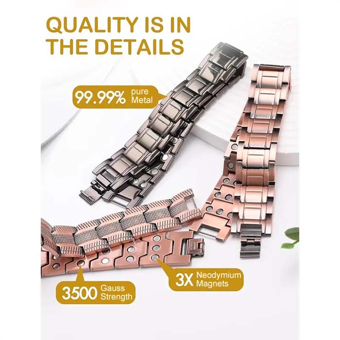 🔥Cross Double Row Magnetic Bracelet🔥-Magnetic Power — Boost Circulation, Banish Fatigue
