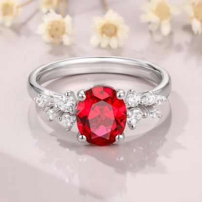 Luxurious Ruby Gem Stone Ring