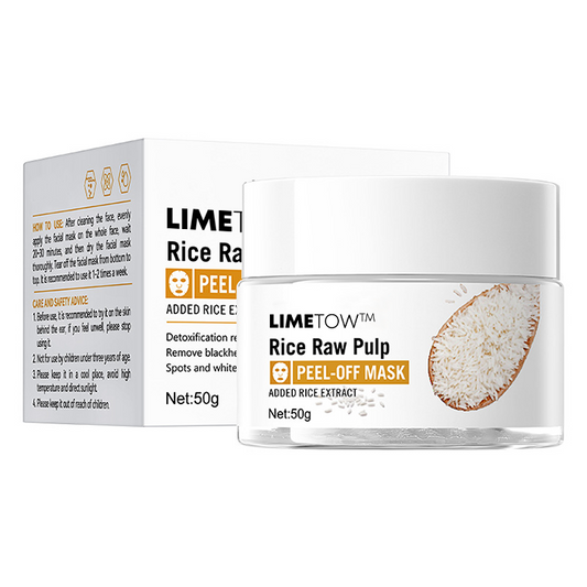 LIMETOW™ Rice Essence Peel-Off Deep Renewal Face Mask