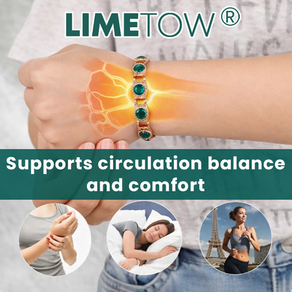 LIMETOW® Pure Copper & Zircon Magnetic Bracelet