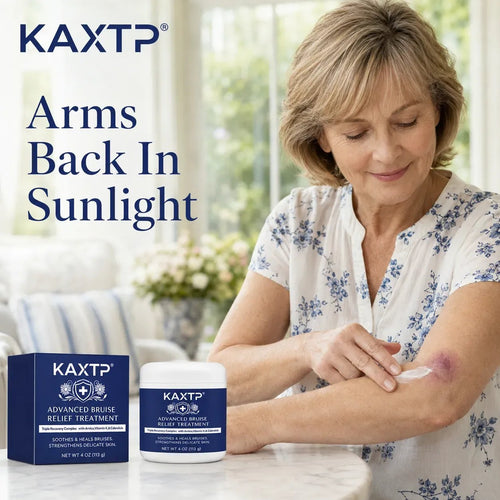 Those Purple Marks On Your Arms Aren't Your Fault, And KAXTP® Is Finally Something Gentle for Them