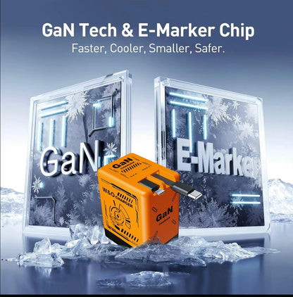 LIMETOW®Limited stock!W&O 2-in-1 GaN 20W Fast Charger