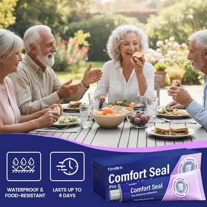 🔥 LIMITED SPECIAL OFFER 🔥 Comfort Seal Pro Denture Adhesive🦷💜FDA Certified (Clinically Proven 96-   Hour Lock Hold for   Secure, Comfortable &   Zinc-Free Denture Fit)