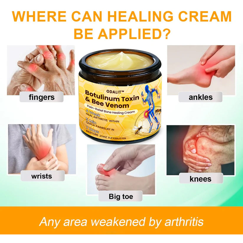 🎁Flash Sale - Botulinum Toxin & Bee Venom Pain-Relief Bone Healing Cream🐝💎