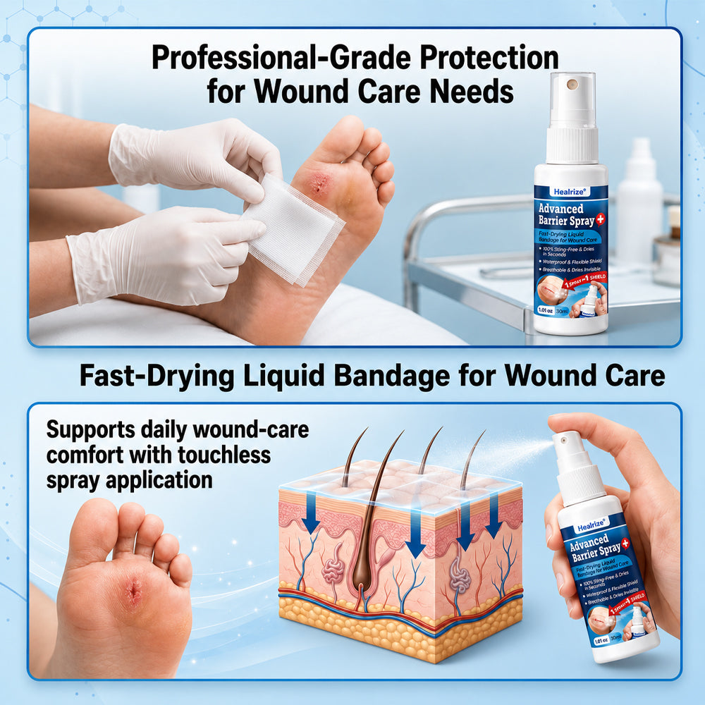 LIMETOW® Advanced Barrier Spray | Fast-Drying Liquid Bandage for Wound Care