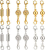 LIMETOW®Magnetic Necklace Clasps and Closures 1set（12pcs）
