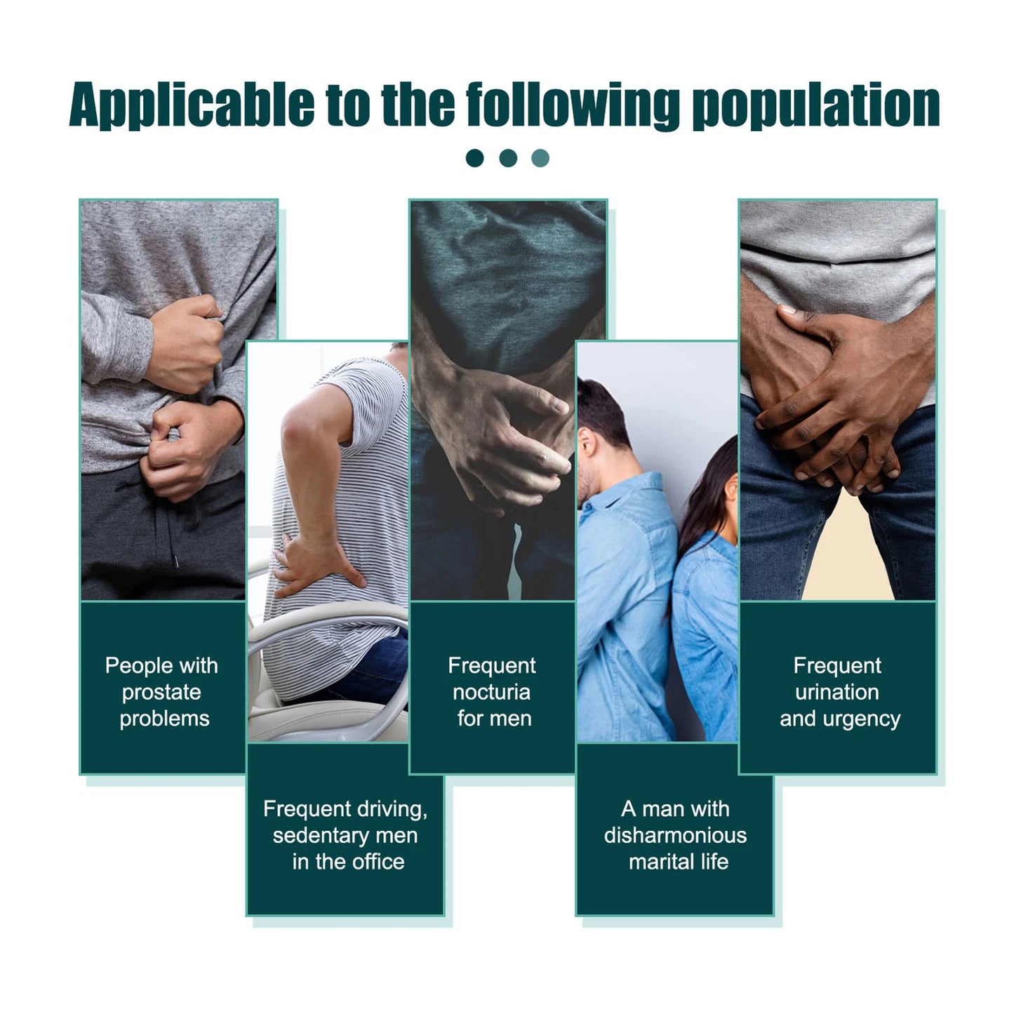 Prostate care acupressure clip, protecting prostate health.