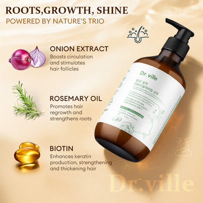 💥Dr.ville Anti-Hair Loss Shampoo 500ml |👍 For thinning hair and oily scalp | 🔥Made in South Korea