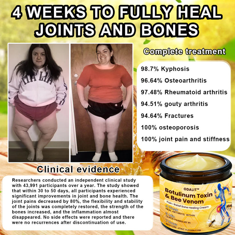 🎁Flash Sale - Botulinum Toxin & Bee Venom Pain-Relief Bone Healing Cream🐝💎