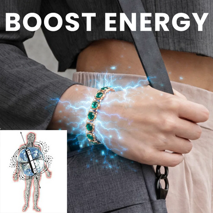 LIMETOW® Pure Copper & Zircon Magnetic Bracelet