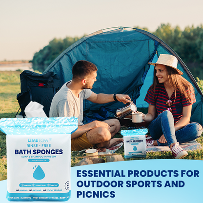 LIMETOW® Rinse-Free Bathing Sponge