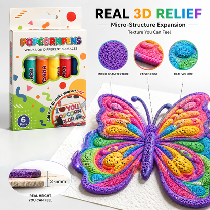 🏉⭐Save 50% by ordering today丨3D Relief Art Pen – Turn Flat Drawings Into Touchable 3D Art🪄