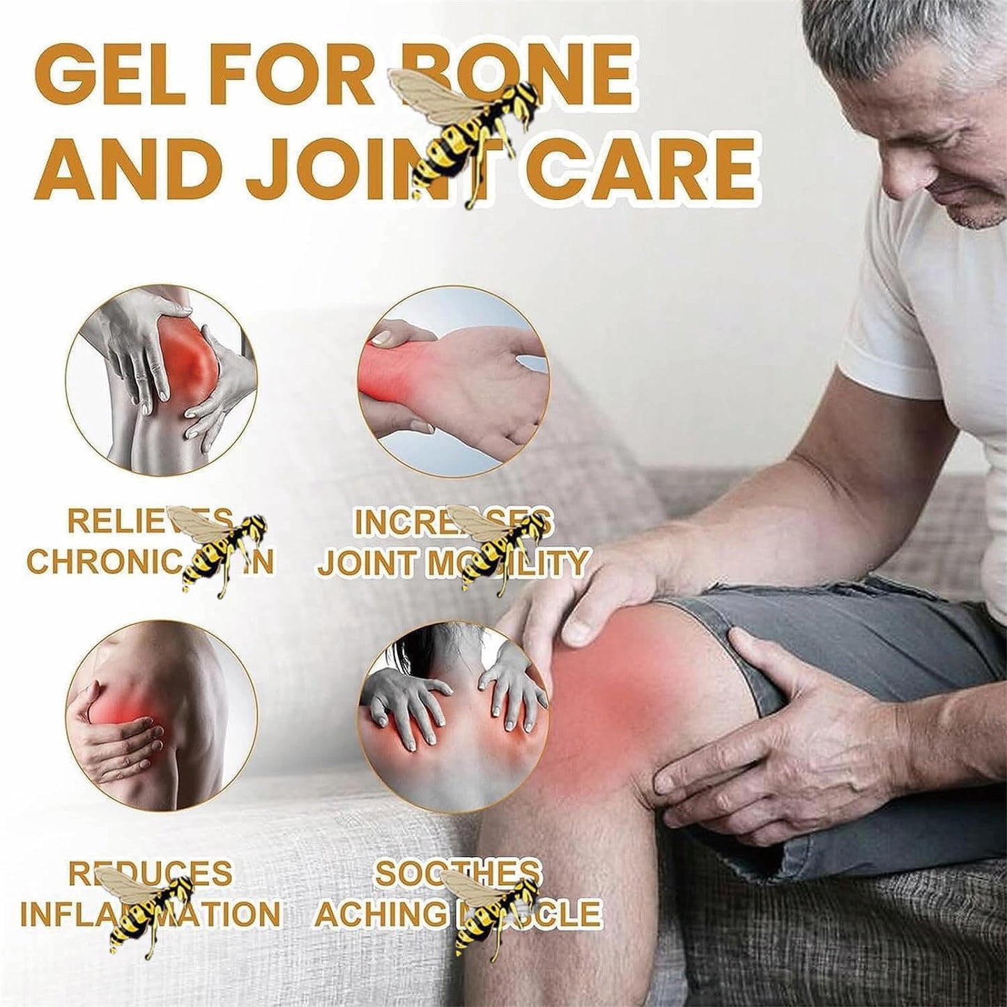 New Zealand Honey Bee Joint Relief Gel