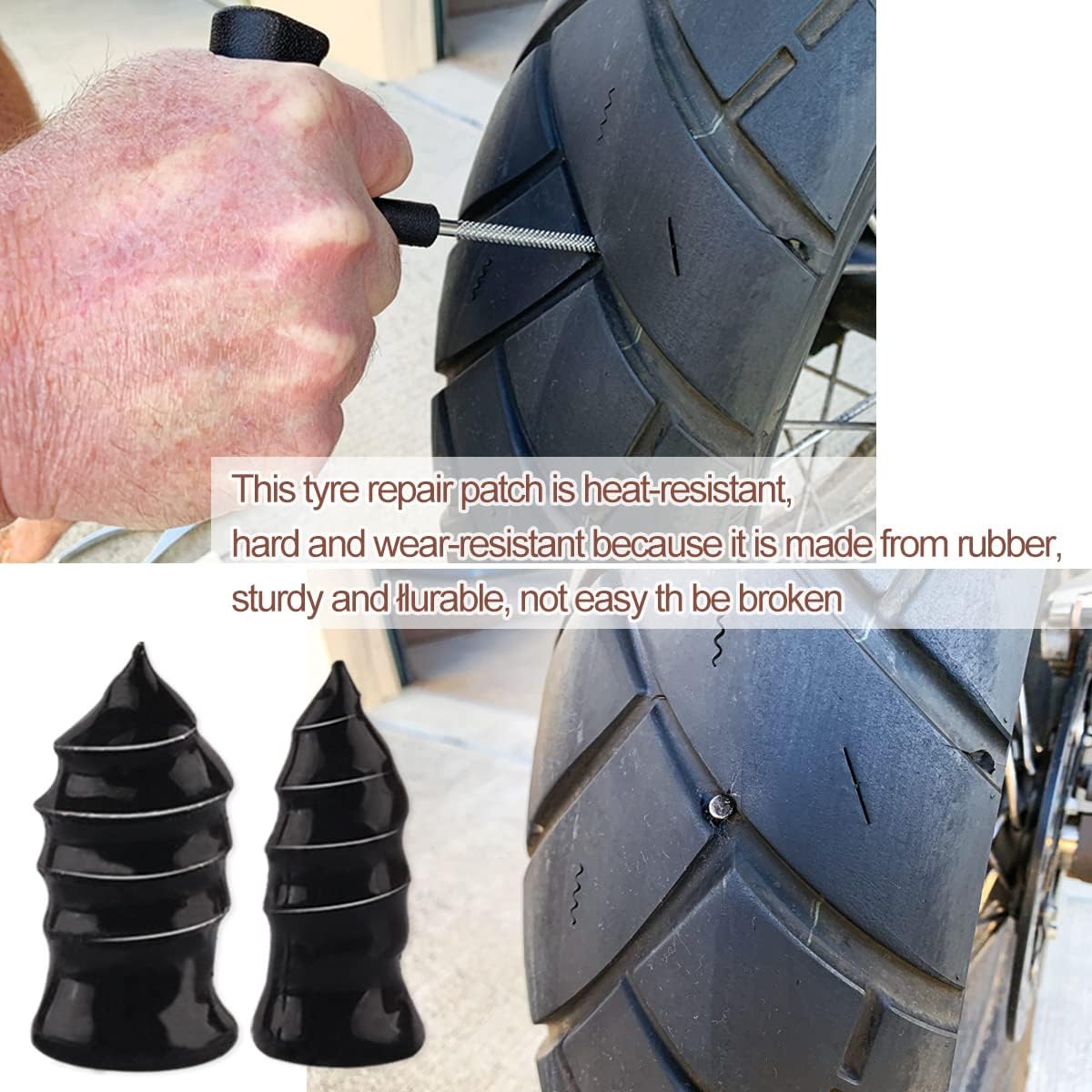 LIMETOW®Last Week Clearance Sale 49%🔥Tire Repair Rubber Nail🚚BUY MORE SAVE MORE