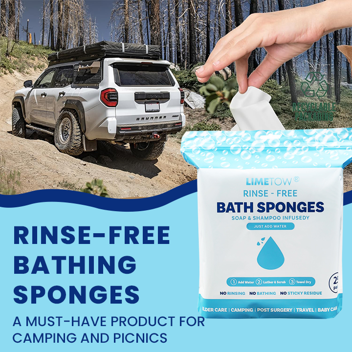 LIMETOW® Rinse-Free Bathing Sponge