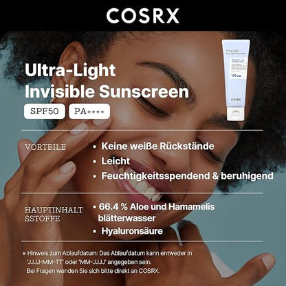 Ultra Light Invisible Sunscreen 50ml (3EA)