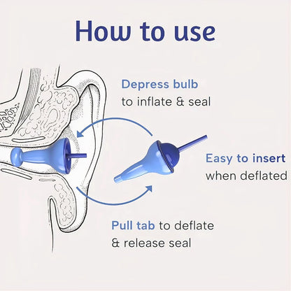 💥2025 NEW DESIGN-👂The World's First Fluid Inflatable Earplug🎉 1 pair