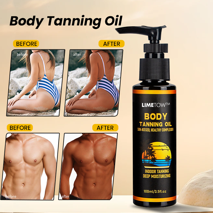 📢📢Last Day Discount🎈LIMETOW™ Body Tanning Oil