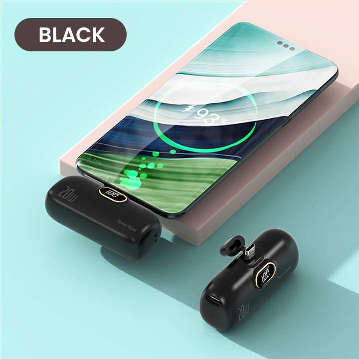 LIMETOW® Capsule Super Fast Power Bank – Compact, Colorful, & Incredibly Fast!