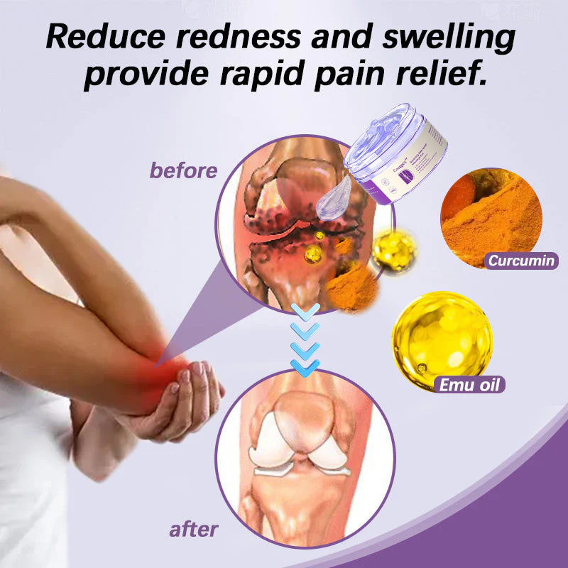 LIMETOW®Turmeric Emu Oil Arthritis Soothing Pain Relief Massage Gel Australian Osteopathic Association (AOA) Approved