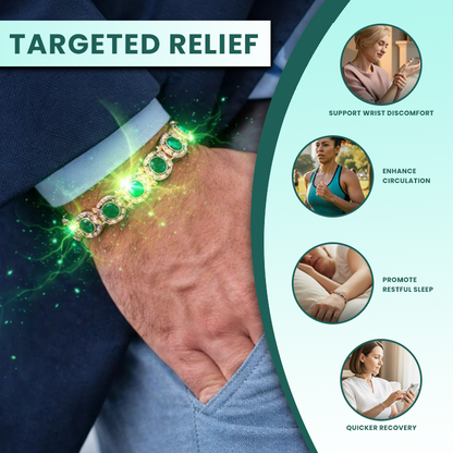 LIMETOW® Pure Copper & Zircon Magnetic Bracelet
