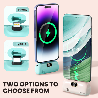 LIMETOW® Capsule Super Fast Power Bank – Compact, Colorful, & Incredibly Fast!