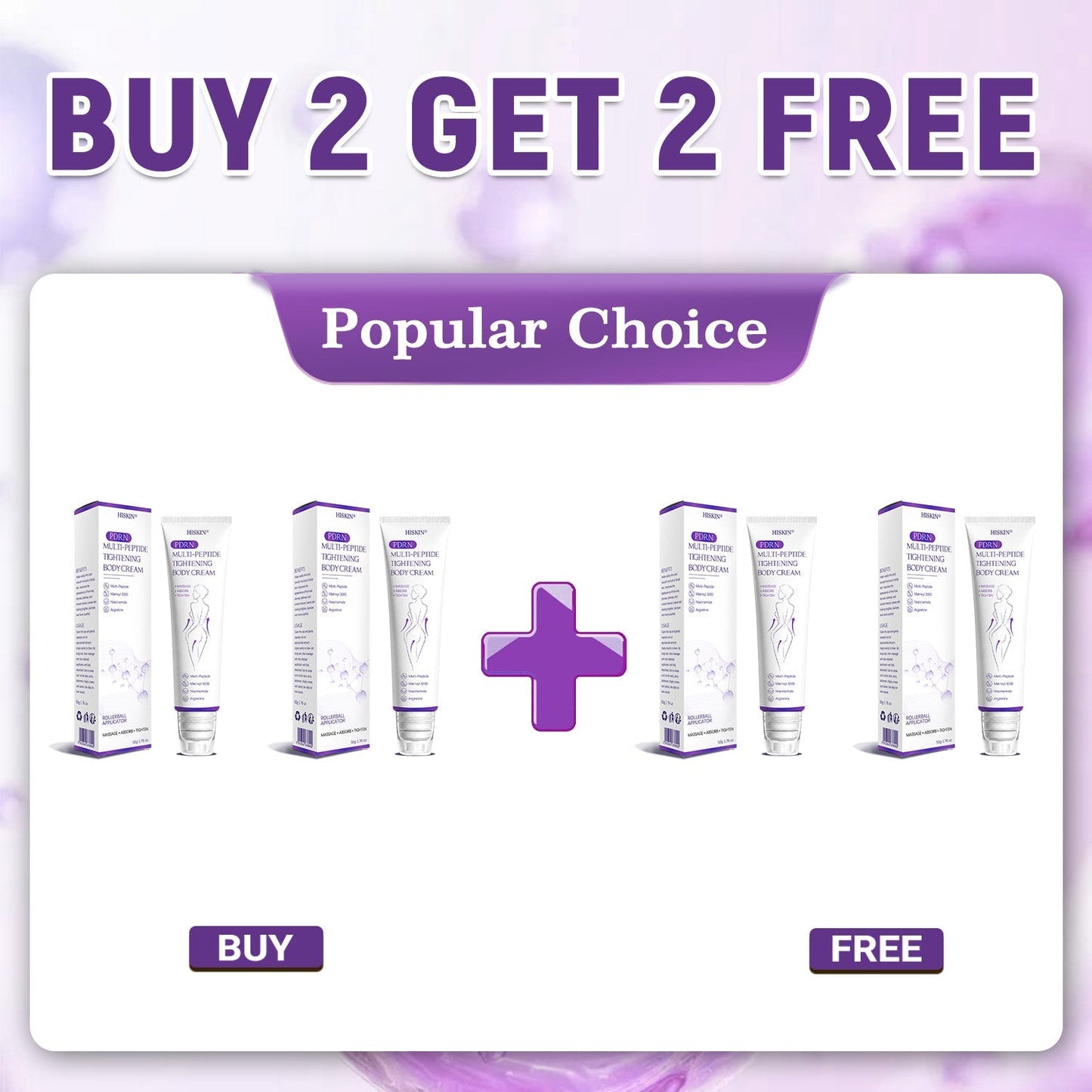 Limited-Time Offer⚡LIMETOW® PDRN Multi-Peptide Massaging Body Roller Cream- ✨𝐀𝐧𝐭𝐢-𝐚𝐠𝐢𝐧𝐠, Hydrating, Skin Firming & Lifting, Skin Repair, Even Tone, Acne and Dark Spot Treatment, Wart and Mole Removal, and Psoriasis Relief