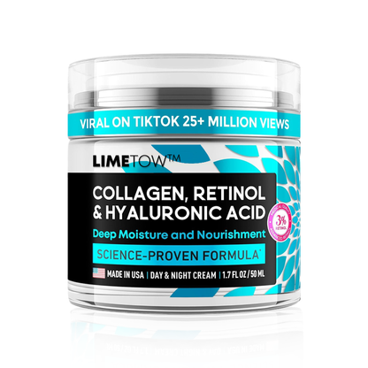 LIMETOW™ Collagen, Retinol & Hyaluronic Acid Cream