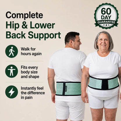 ⚡Limited-Time Offer-Dual-Compression Back & Hips Stability Brace