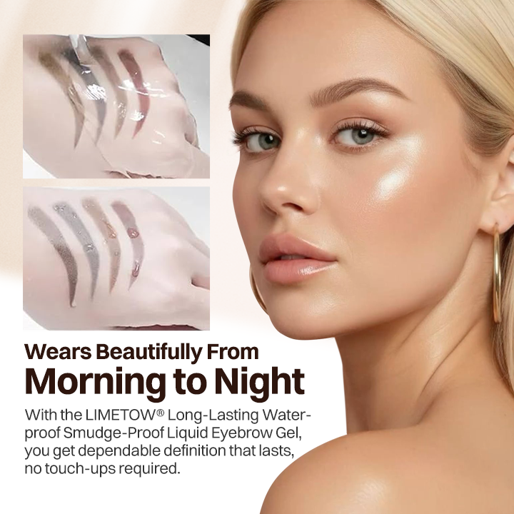 LIMETOW® Long-Lasting Waterproof Smudge-Proof Liquid Eyebrow Gel