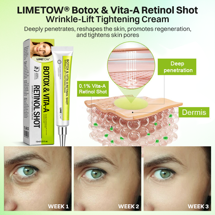 LIMETOW® Botox & Vita-A Retinol Shot Wrinkle-Lift Tightening Cream