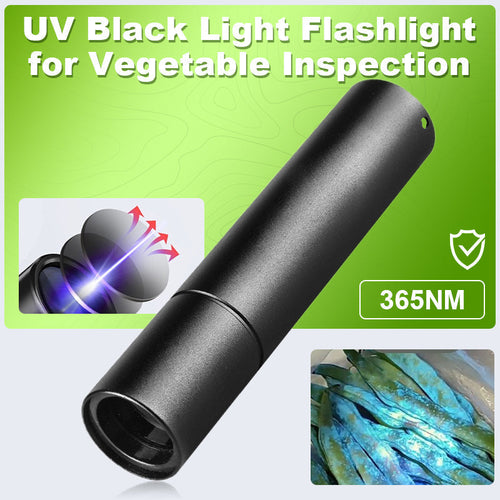 Billhol UV Black Light Flashlight for Vegetable Inspection