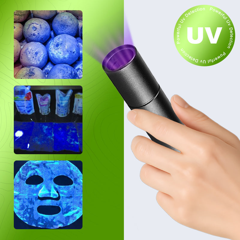 Billhol UV Black Light Flashlight for Vegetable Inspection