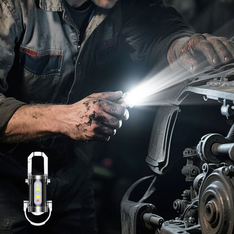 Billhol Portable Rechargeable Bright Keychain Flashlight