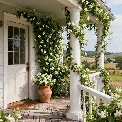 🏆87K+ SOLD! 🌿❄️ Midnight Perfume Jasmine Seeds – Winter Planting, Perennial Blooms & Fragrant Garden Elegance 🌸