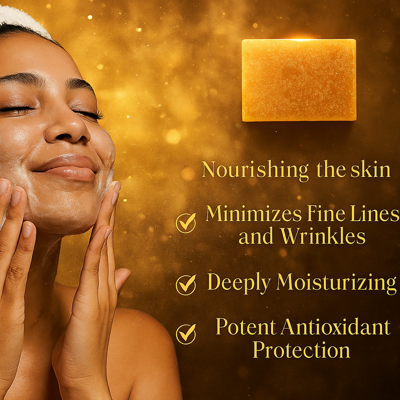 LIMETOW® soap : Rich in Vitamin C, retinol, collagen, and turmeric—a Japanese-made complex formula, fortified with hyaluronic acid and Vitamin E.