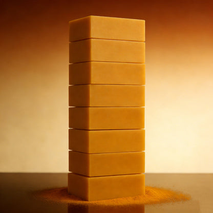 LIMETOW® soap : Rich in Vitamin C, retinol, collagen, and turmeric—a Japanese-made complex formula, fortified with hyaluronic acid and Vitamin E.