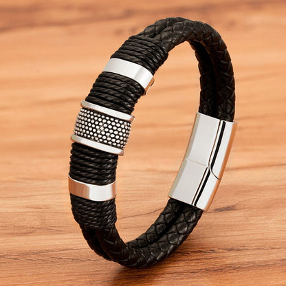 💥New on sale 2026- Leather Magnetic Therapy Bracelet