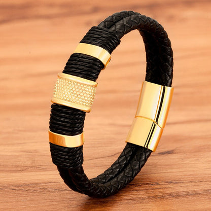 💥New on sale 2026- Leather Magnetic Therapy Bracelet