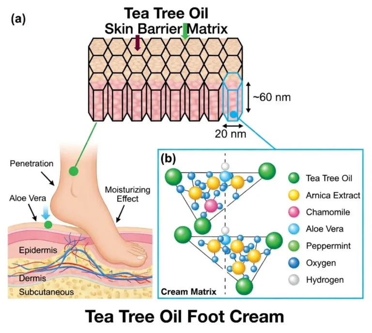 LIMETOW® Tea Tree Oil Foot Cream