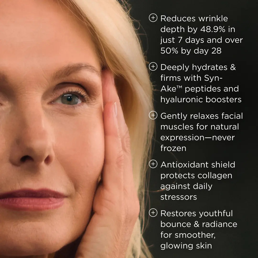 Combat Wrinkles, Crow’s Feet and Fine Lines Today With Proven Ingredients
