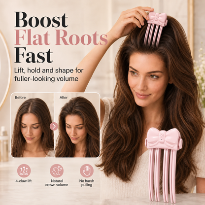 💥Surprise 50% Off！🔥Shape in 3 Seconds！👱‍♀️High Cranial Top Magic Tool！Rechargeable Volumizing Root Lift Clip