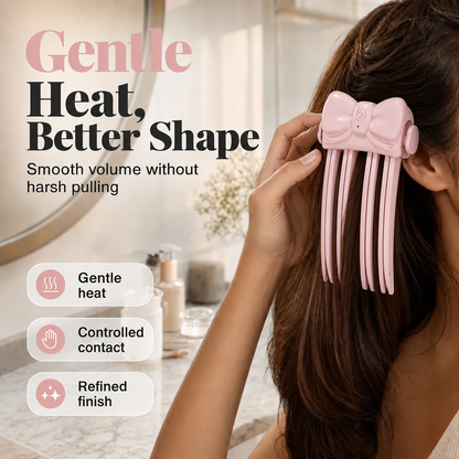 💥Surprise 50% Off！🔥Shape in 3 Seconds！👱‍♀️High Cranial Top Magic Tool！Rechargeable Volumizing Root Lift Clip