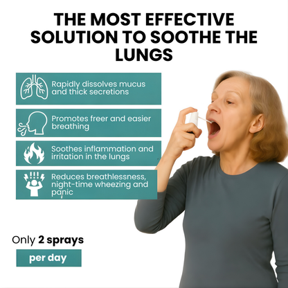 BreatheClear™ | Eliminates up to 92% of mucus build-up in the lungs in just 48 hours