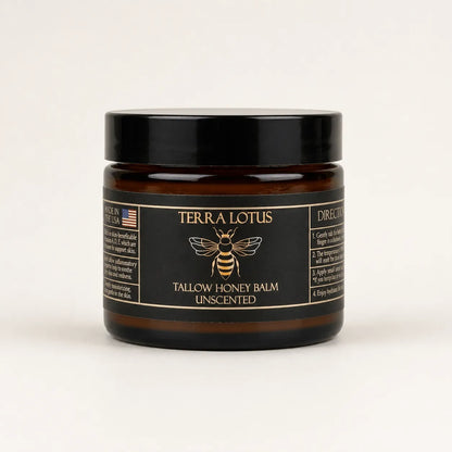 Organic Tallow Honey Balm | to Help Erase Fine Lines, Wrinkles, and Age Spots