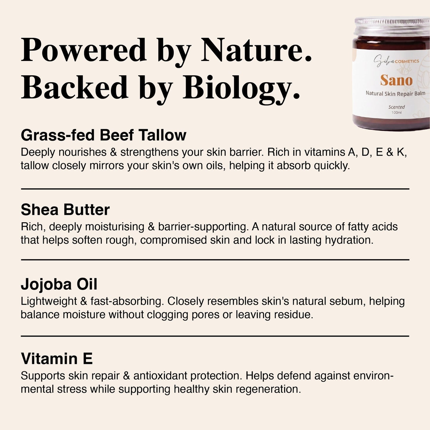 Natural Skin Repair Cream
