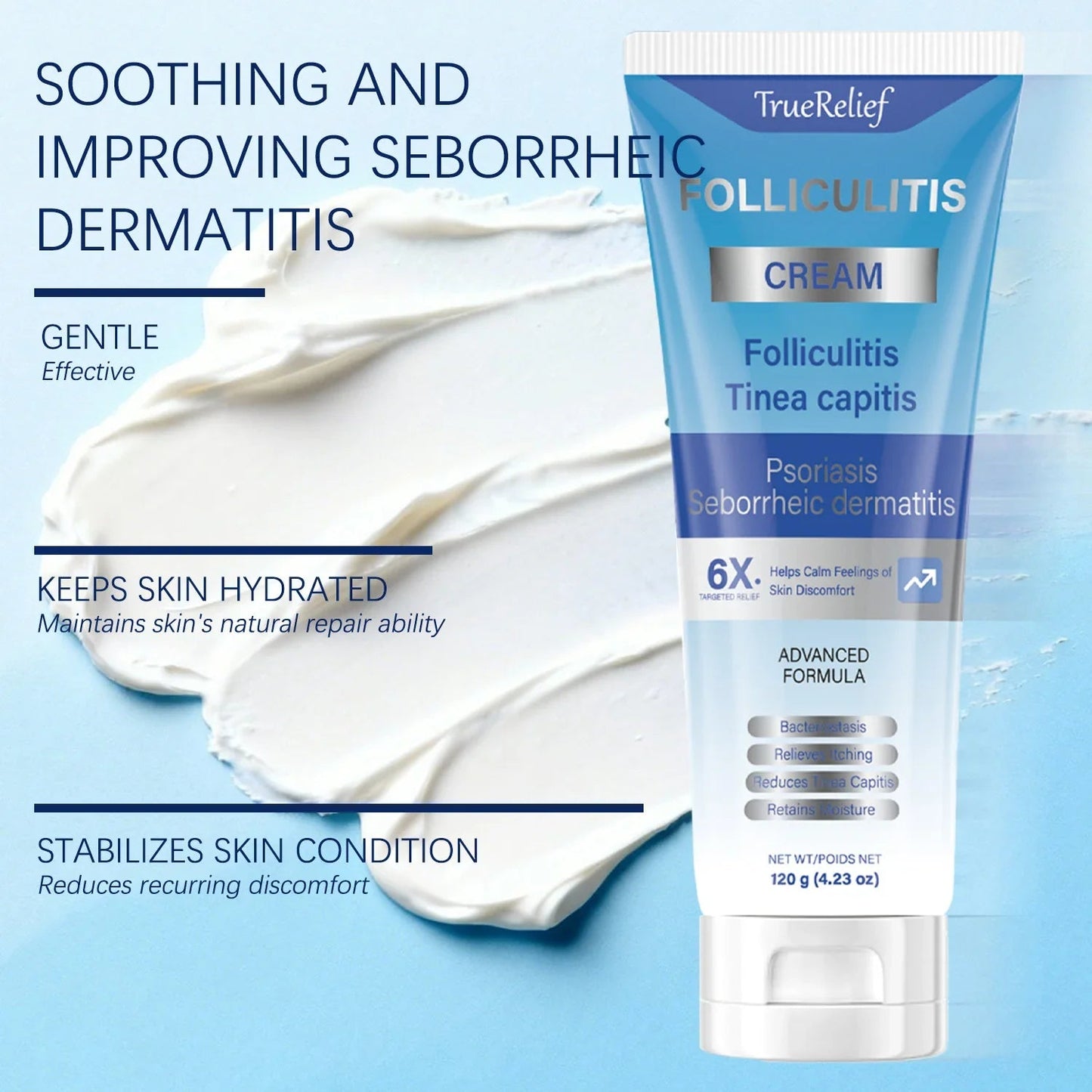 Folliculitis Soothing Cream for Folliculitis Scalp Face and Body