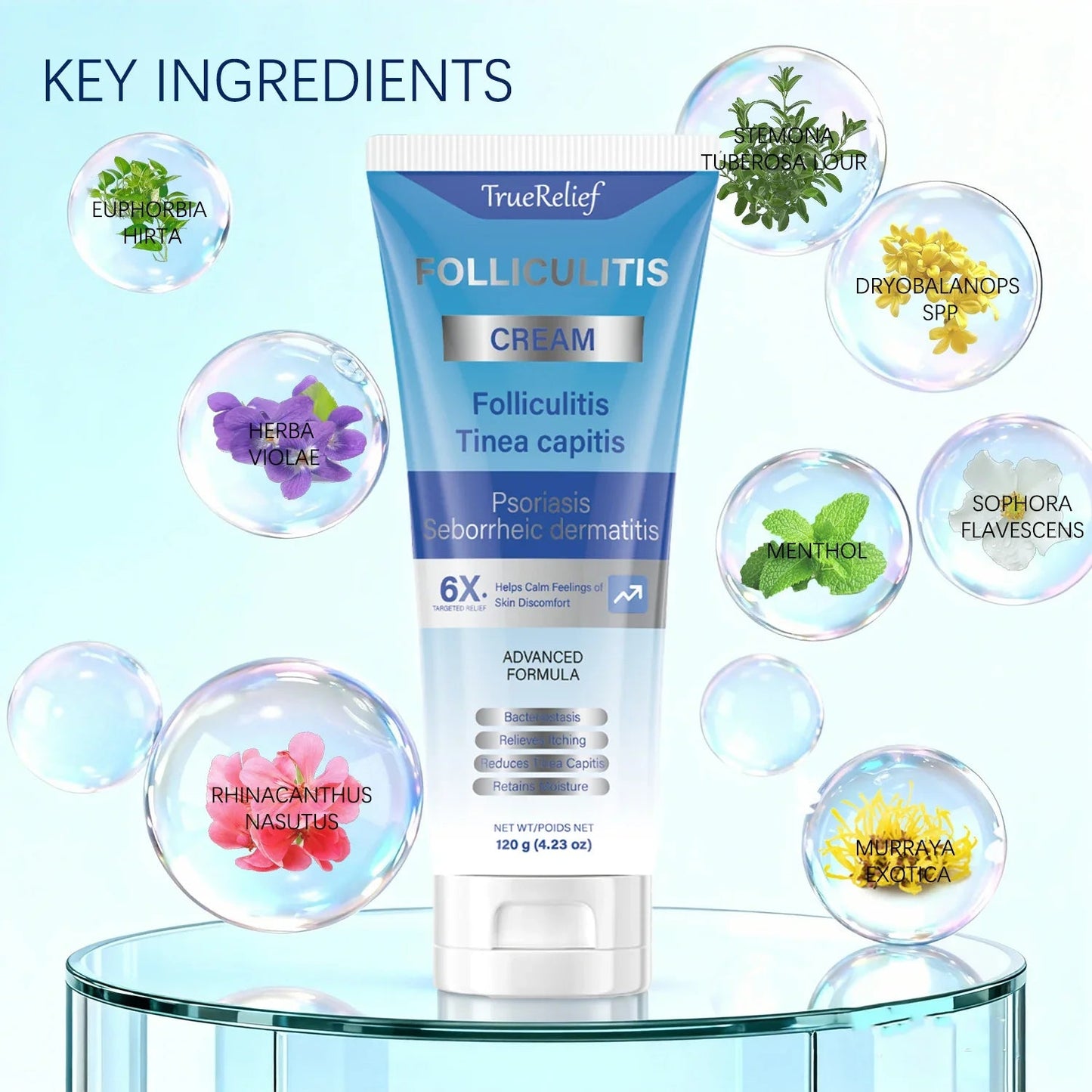 Folliculitis Soothing Cream for Folliculitis Scalp Face and Body