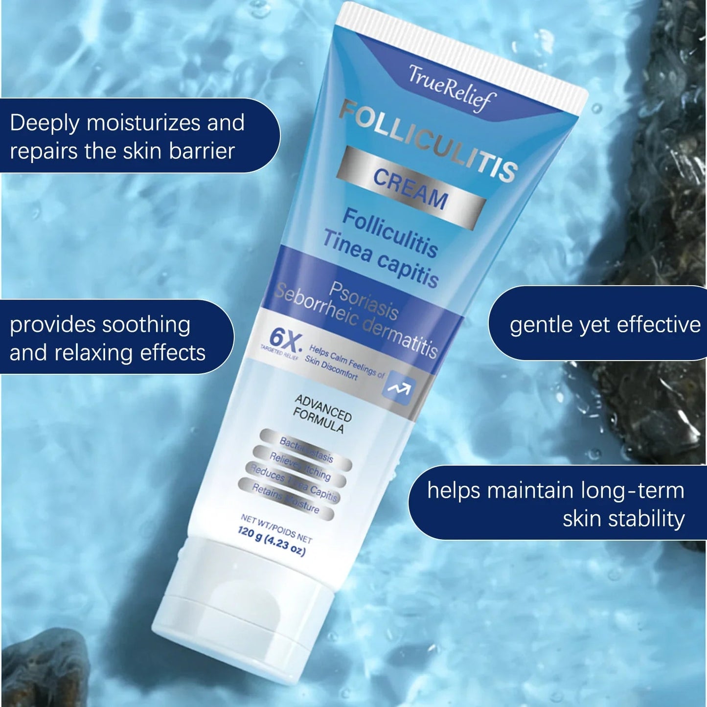 Folliculitis Soothing Cream for Folliculitis Scalp Face and Body