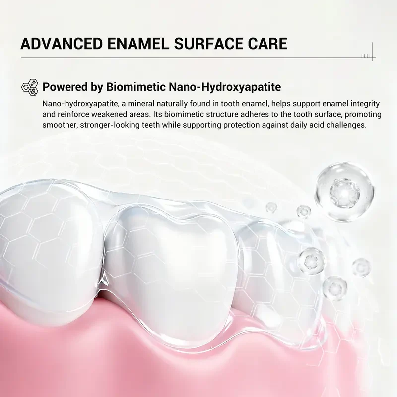 Nano Hydroxyapatite Fluoride-Free Toothpaste, Strengthens Enamel & Freshens Breath 🦷